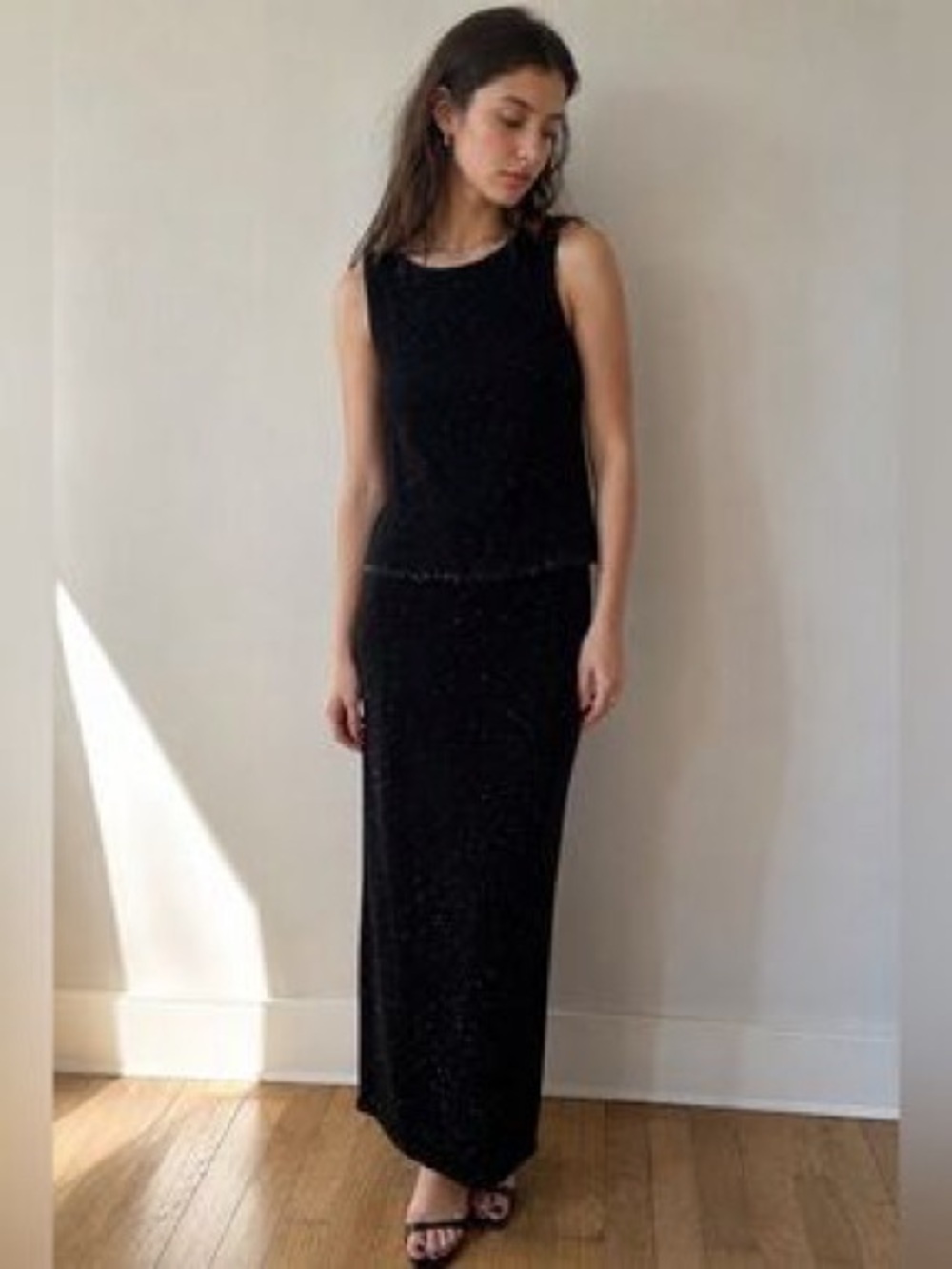 NWT🌸 Vintage Scott McClintock Maxi Dress Petite Acetate Blend 🌸